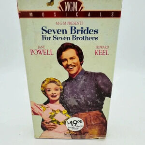 Seven Brides For Seven Brothers VHS Tape MGM Musical
